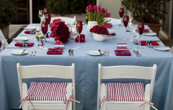 summer wedding, red & blue, romeo's chair, nautical wedding, the lane