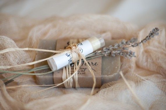 lavender soap wedding favor ideas Belle Terre Handmade Soap Lip Balm 